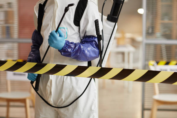 Professional Sewage Cleanup technician working in Lawnside, NJ
